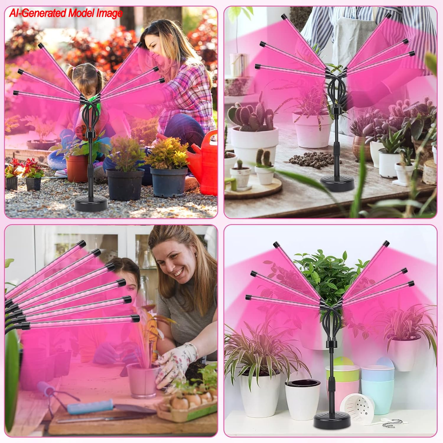 Amazon.com: SYEIORAOM Grow Lights for Indoor Plants, Six Head